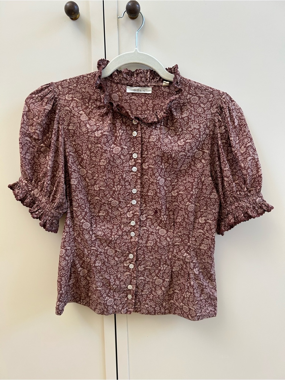 Doen Dauphine Top in Terra Garden Bloom